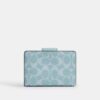Medium Corner Zip Wallet in Signature Canvas