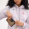 Medium Corner Zip Wallet in Signature Canvas