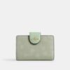 Medium Corner Zip Wallet with Floral Print