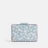 Medium Corner Zip Wallet with Floral Print