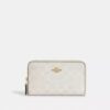 Medium Id Zip Wallet in Signature Canvas