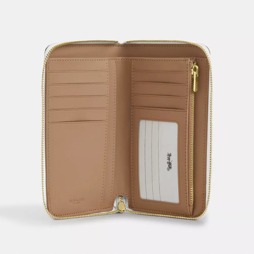 Medium Id Zip Wallet in Signature Canvas