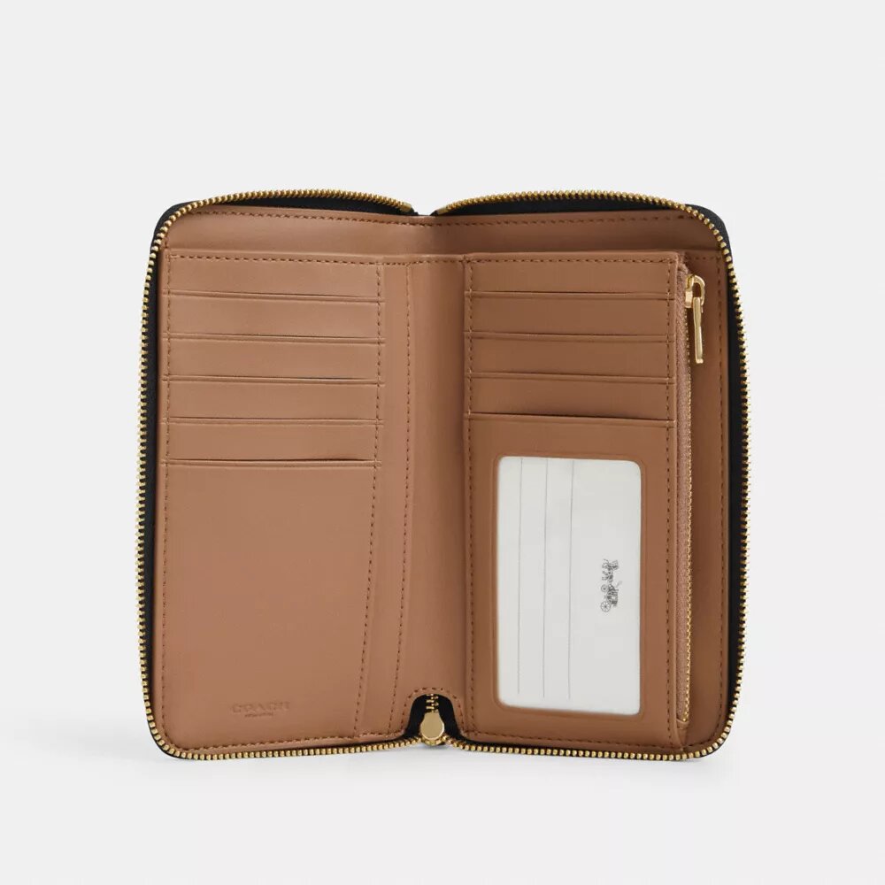 Medium Id Zip Wallet in Signature Canvas
