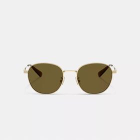 Metal Hangtag Round Sunglasses