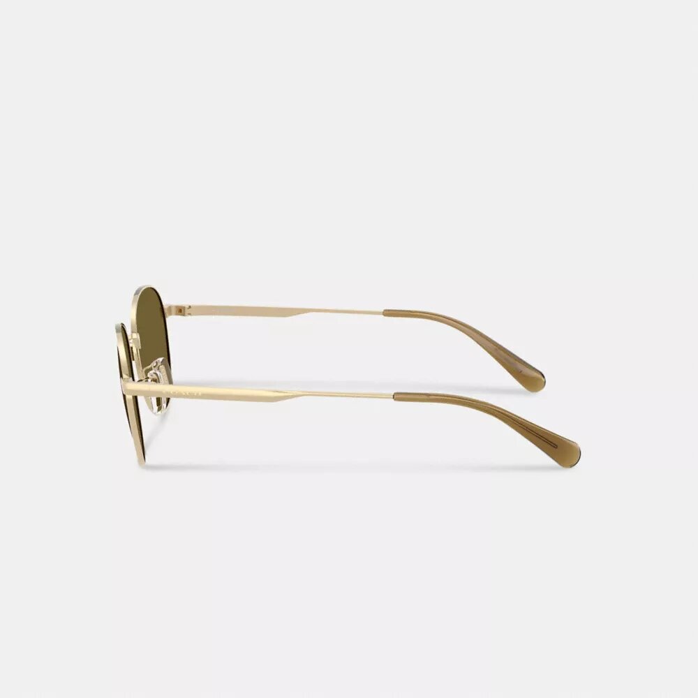 Metal Hangtag Round Sunglasses
