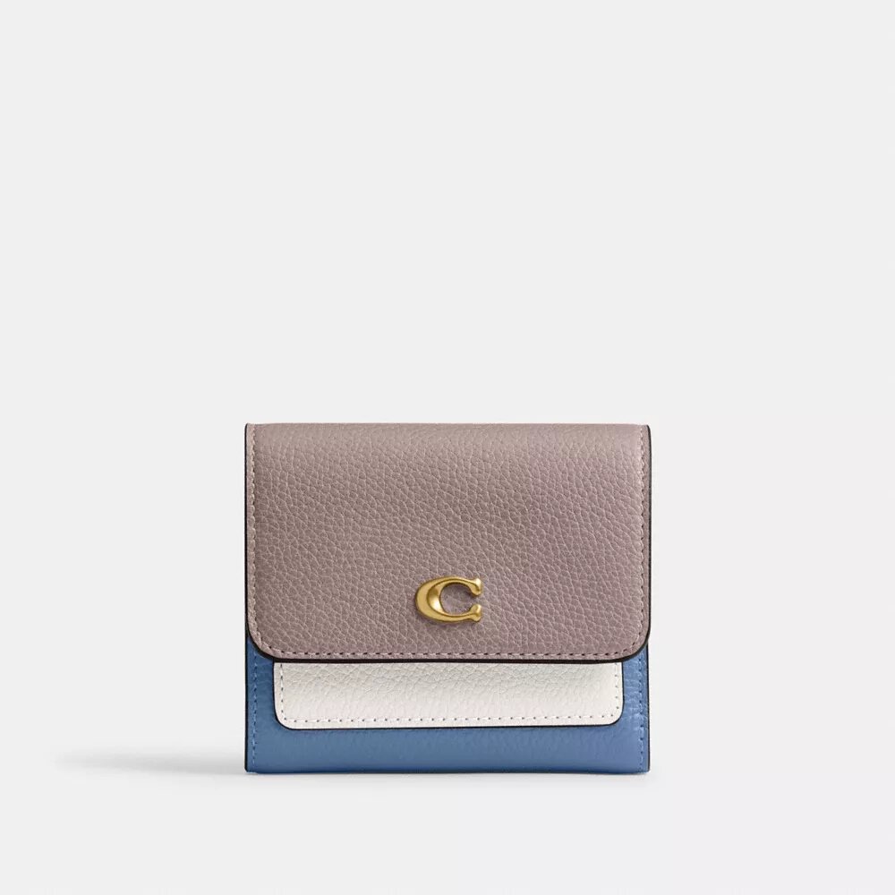 Mila Small Flap Wallet in Colorblock