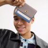 Mila Small Flap Wallet in Colorblock