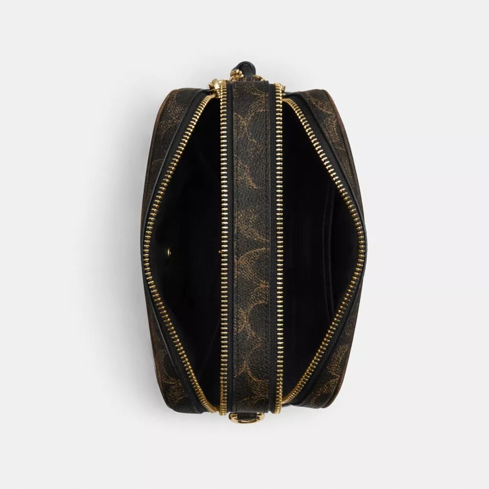 Mini Carey Crossbody Bag in Loved Signature Canvas