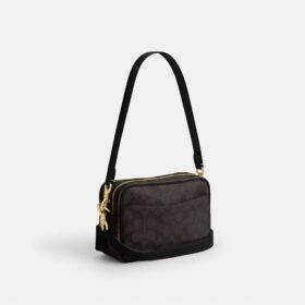Mini Carey Crossbody Bag in Signature Canvas