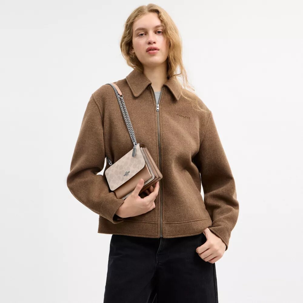 Mini Klare Crossbody Bag in Signature Canvas