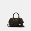 Mini Rowan Crossbody Bag in Loved Signature Canvas with Charms