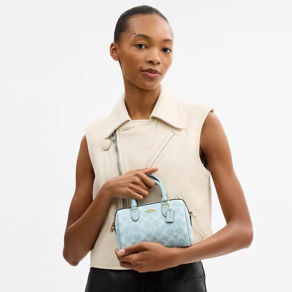 Mini Rowan Crossbody Bag in Signature Canvas