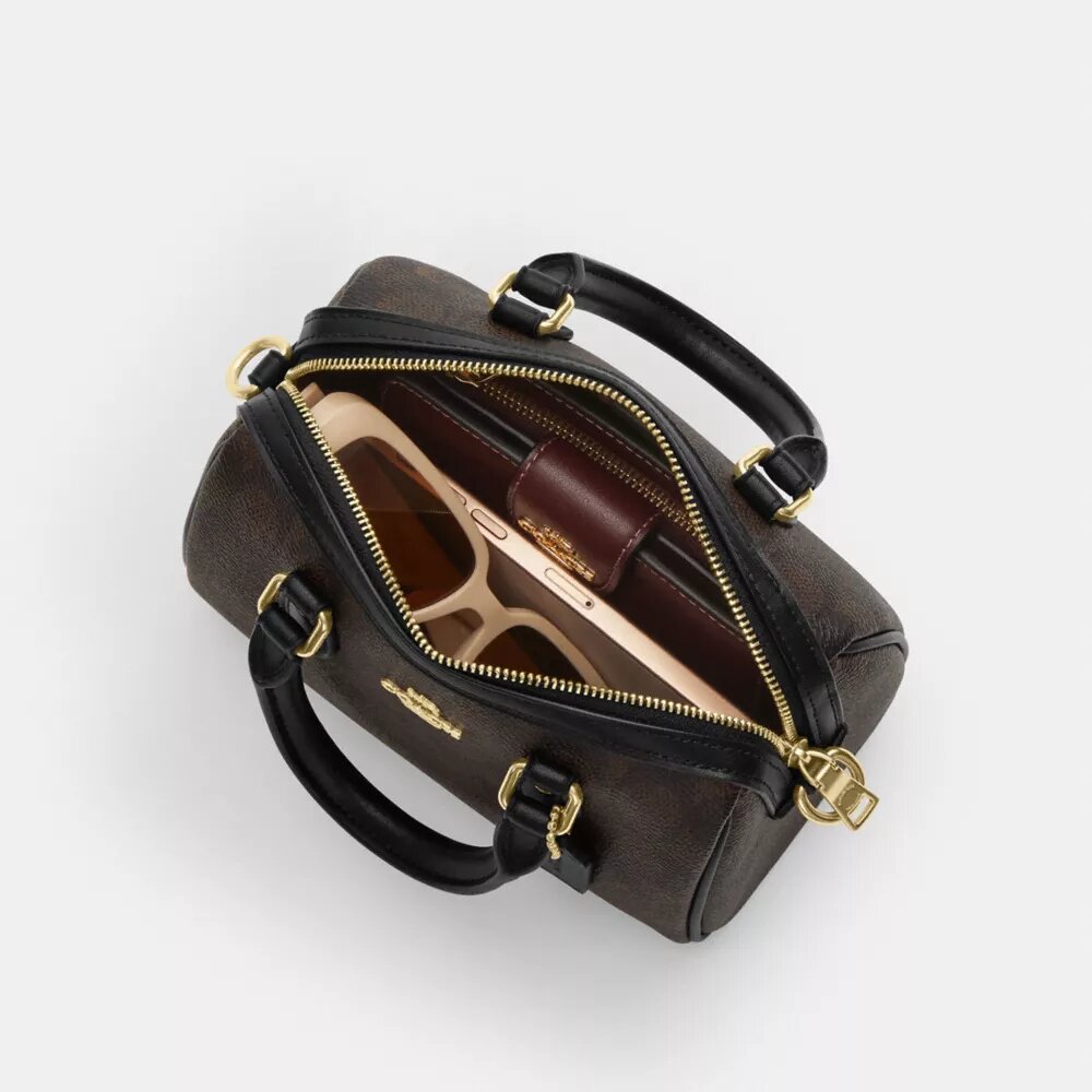 Mini Rowan Crossbody Bag in Signature Canvas