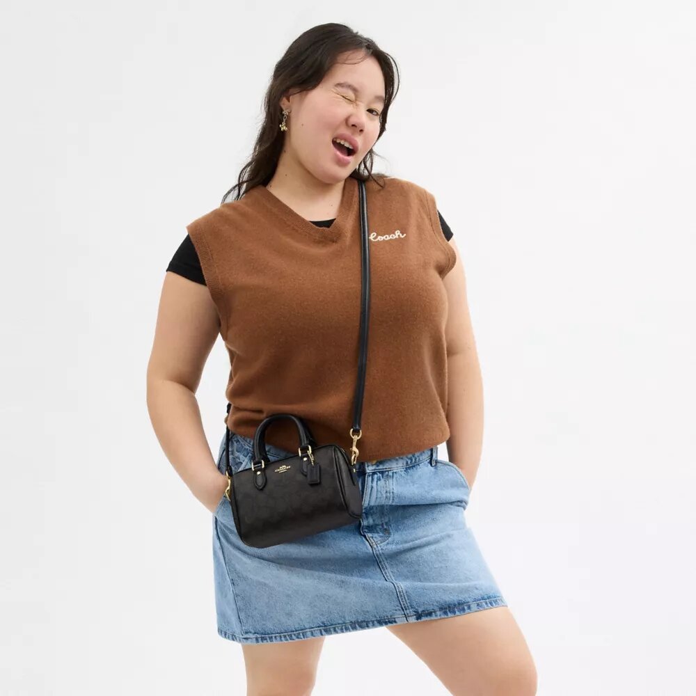 Mini Rowan Crossbody Bag in Signature Canvas