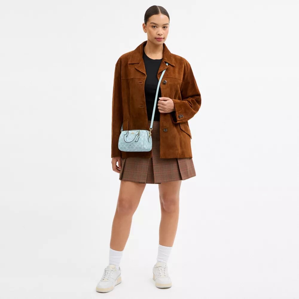 Mini Rowan Crossbody Bag in Signature Canvas