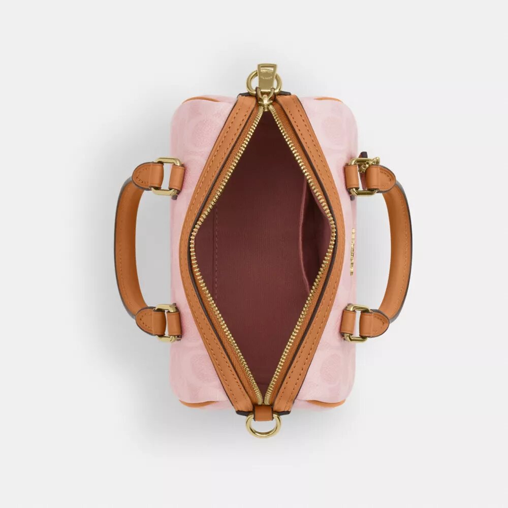 Mini Rowan Crossbody Bag in Signature Canvas with Charms