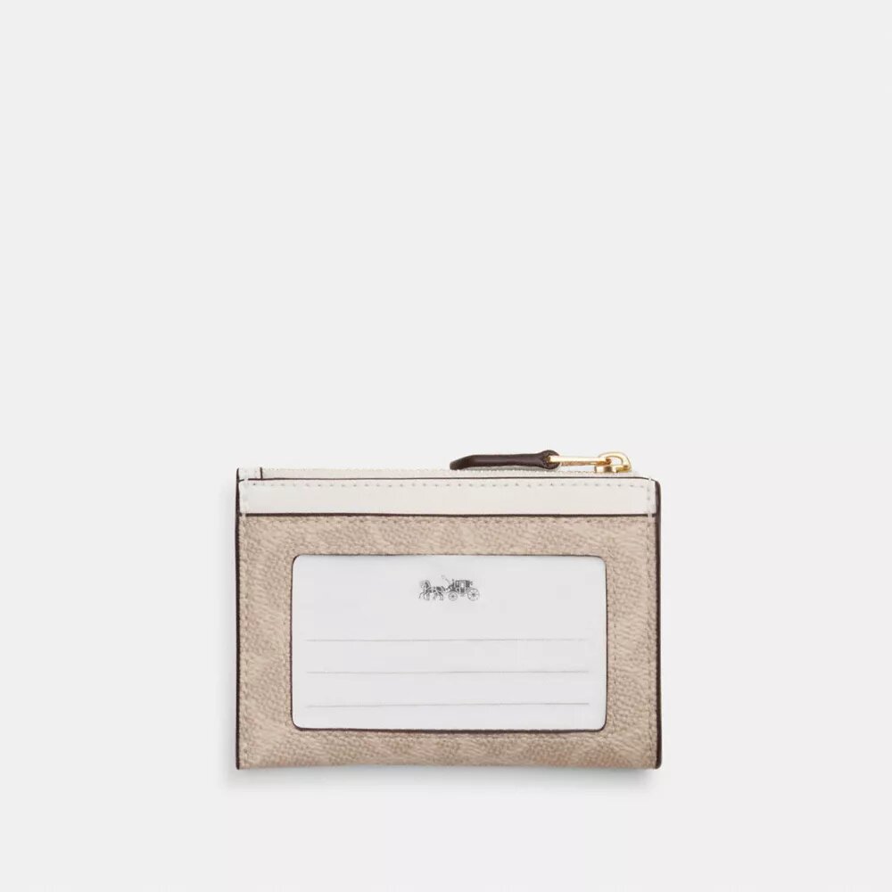 Mini Skinny Id Case in Signature Canvas