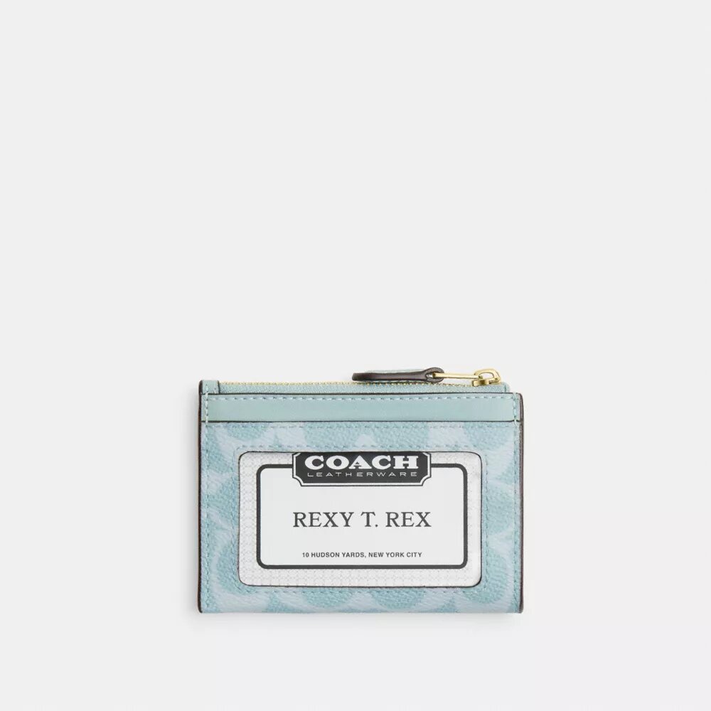 Mini Skinny Id Case in Signature Canvas