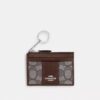 Mini Skinny Id Case in Signature Jacquard