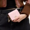 Mini Wallet on a Chain in Signature Canvas with Charms