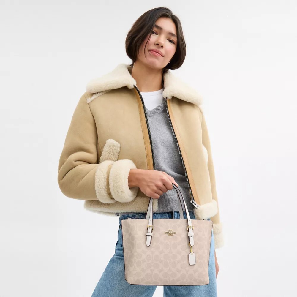 Mollie Tote Bag 25 in Signature Canvas
