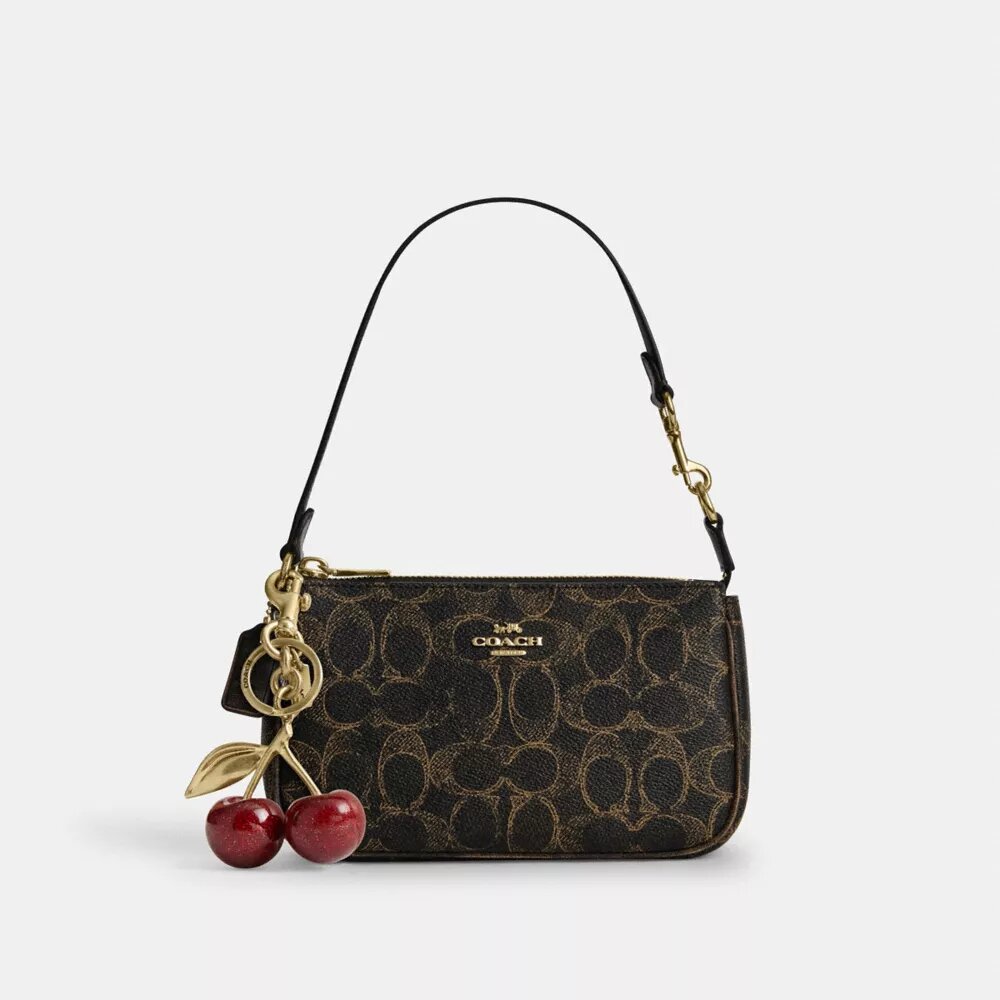 Nolita 19 in Loved Signature Canvas with Charms