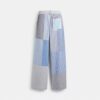 Patchwork Striped Pants