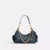Pocket Juliet Bag 30 in Regenerative Cotton Denim with Quilting