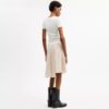 Printed Asymmetrical Pleated Skirt