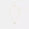 Repeated C Rondelle Necklace