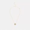 Repeated C Rondelle Necklace