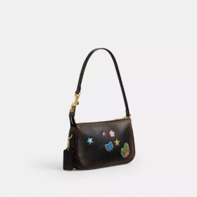 Rexy 10Th Birthday Plaza Bag 18 in Loved Leather with Sticker Print