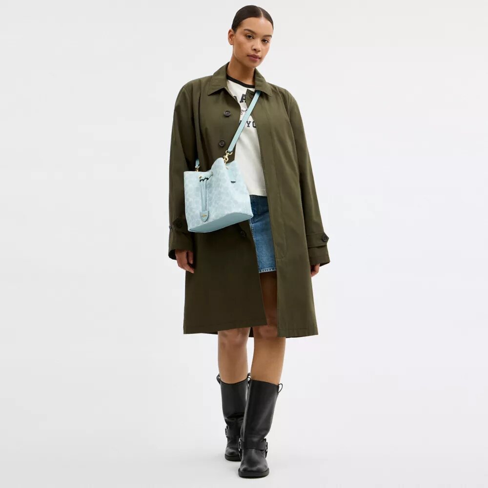 Rowan Bucket Bag in Signature Canvas
