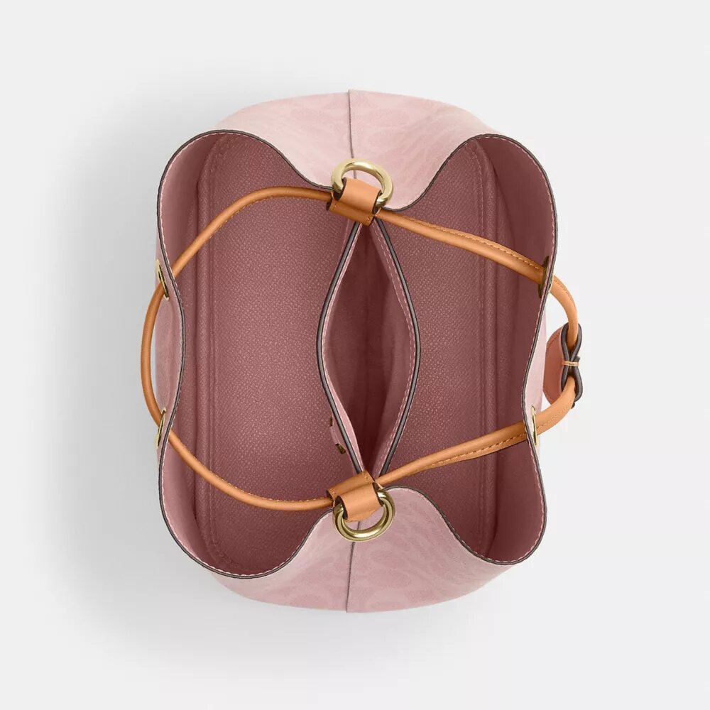 Rowan Bucket Bag in Signature Canvas with Charms