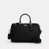 Rowan Large Satchel Bag in Signature Leather