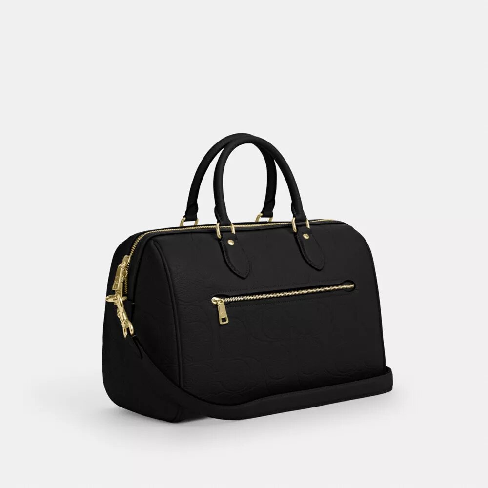 Rowan Large Satchel Bag in Signature Leather