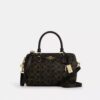 Rowan Satchel Bag in Loved Signature Canvas with Charms