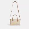 Rowan Satchel Bag in Rainbow Signature Canvas