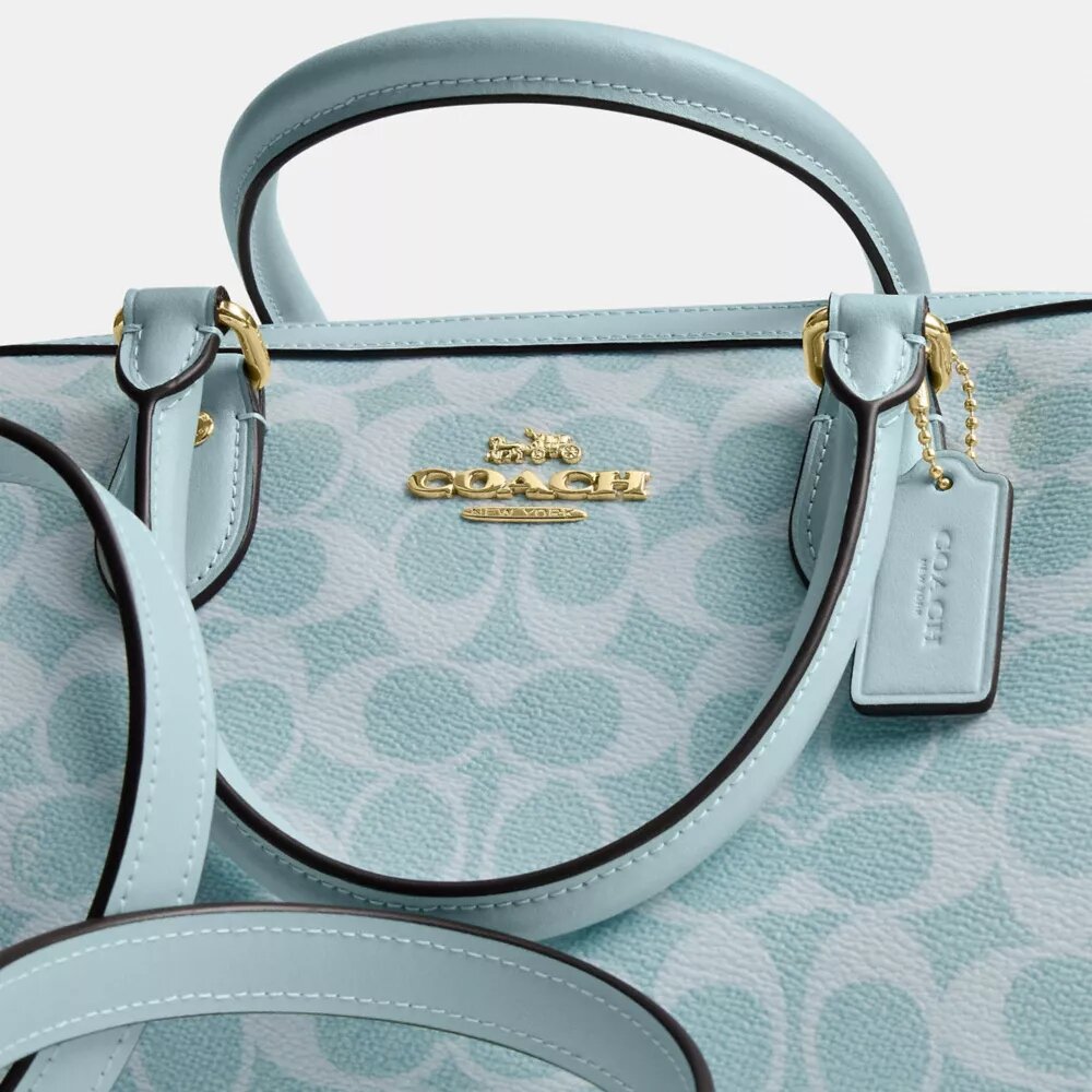 Rowan Satchel Bag in Signature Canvas