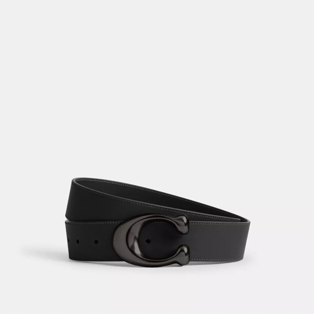 Sculpted C Buckle Reversible Belt, 38 Mm