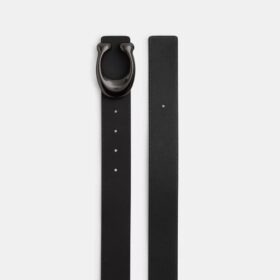 Sculpted C Buckle Reversible Belt, 38 Mm