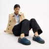 Sculpted C Platform Clog in Loved Denim