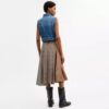 Shrunken Denim Workwear Vest