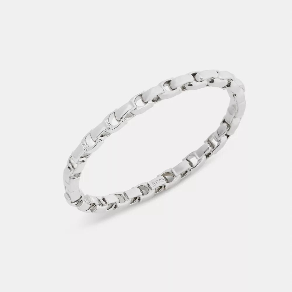 Signature Chain Hinged Bangle
