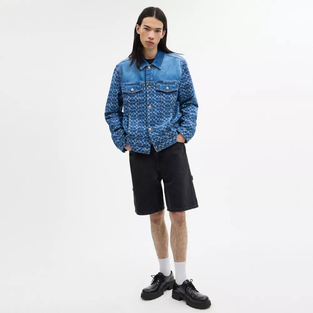 Signature Trucker Jacket in Organic Cotton