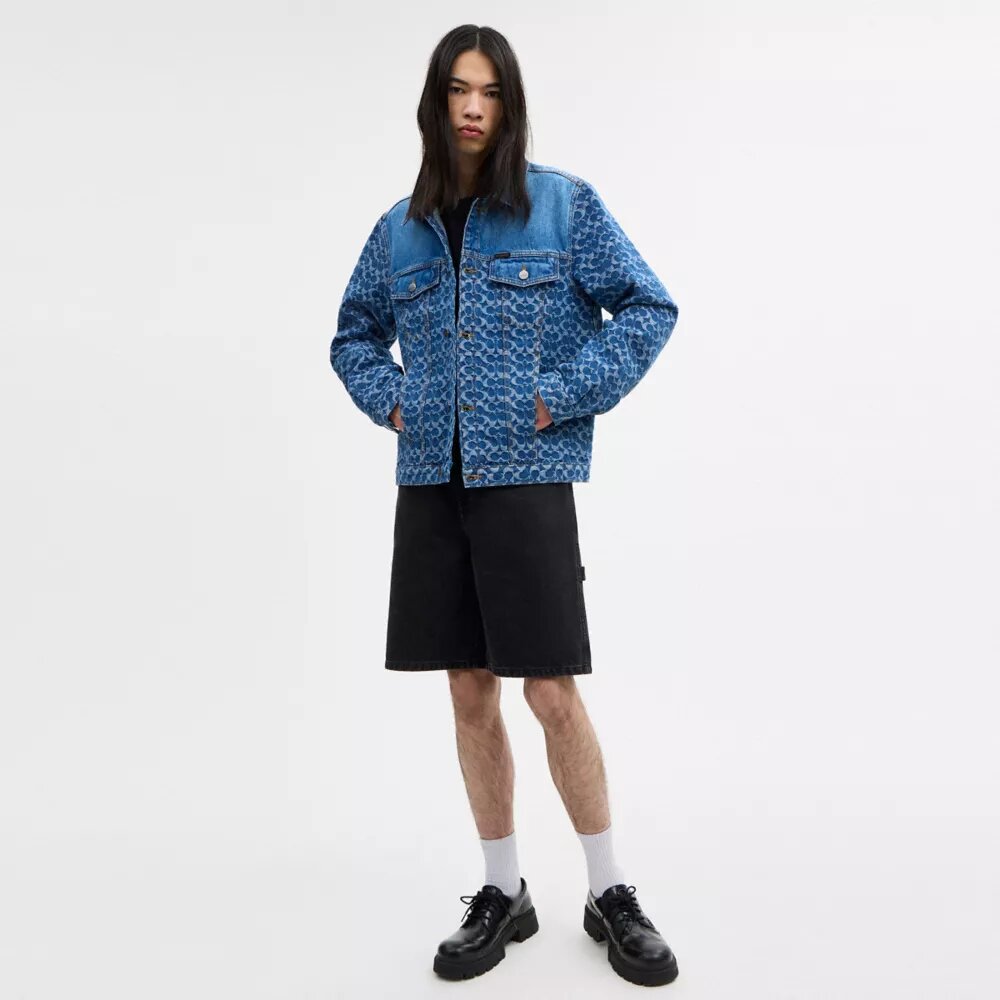 Signature Trucker Jacket in Organic Cotton