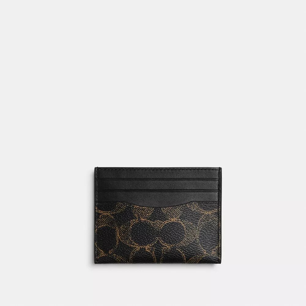 Slim Id Card Case in Loved Signature Canvas