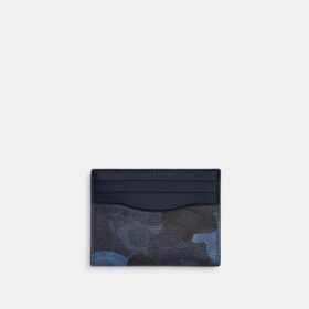 Slim Id Card Case in Signature Camo Print