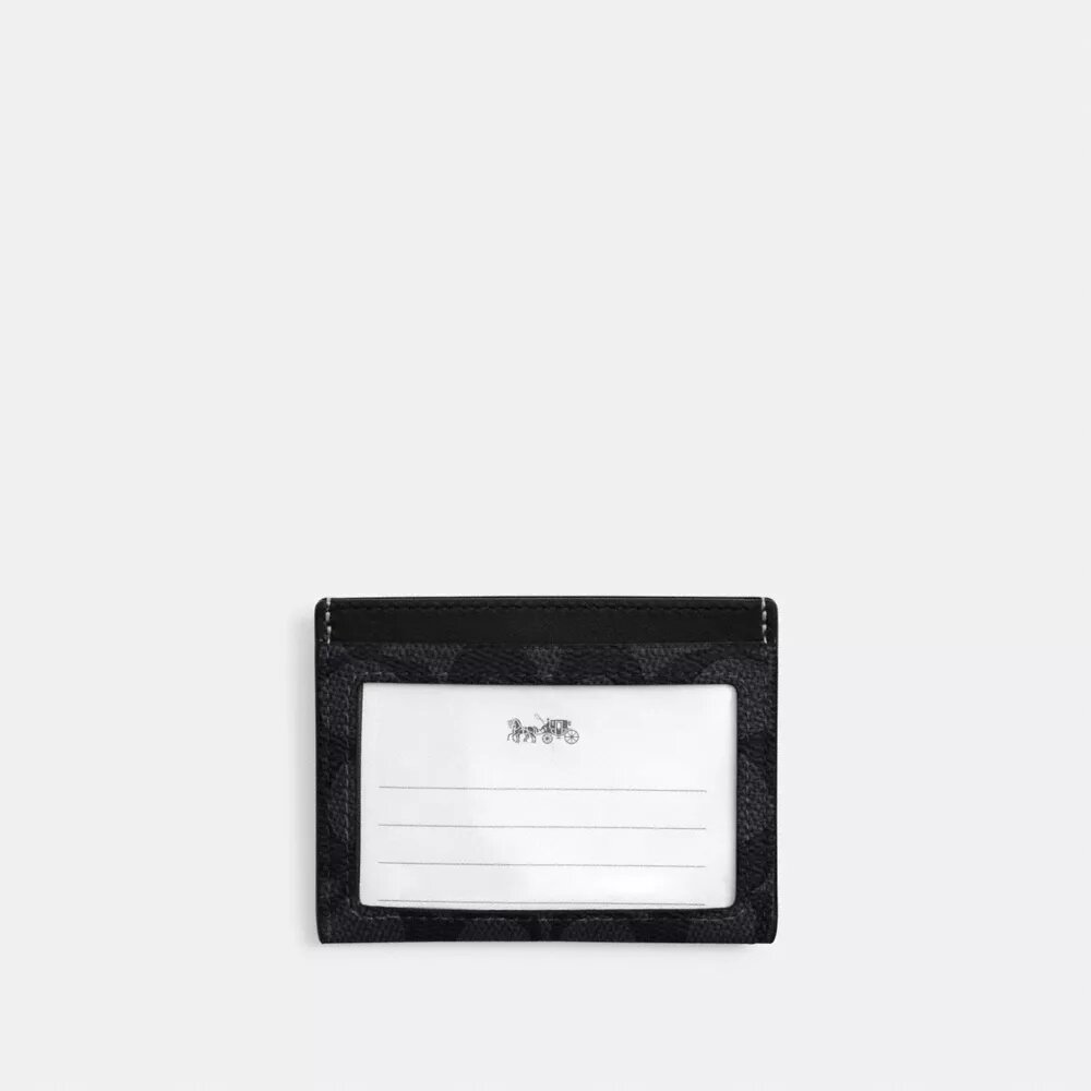 Slim Id Card Case in Signature Canvas