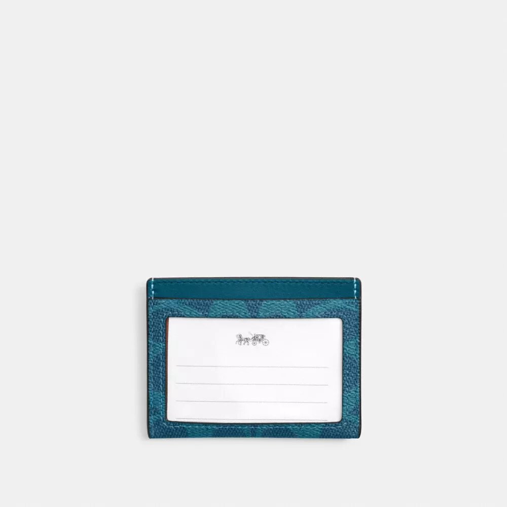 Slim Id Card Case in Signature Canvas